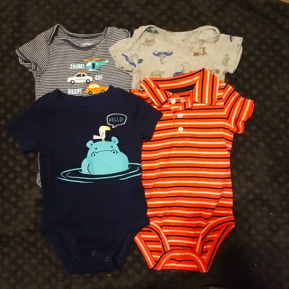 Bundle of Carter's 9 M Bodysuits